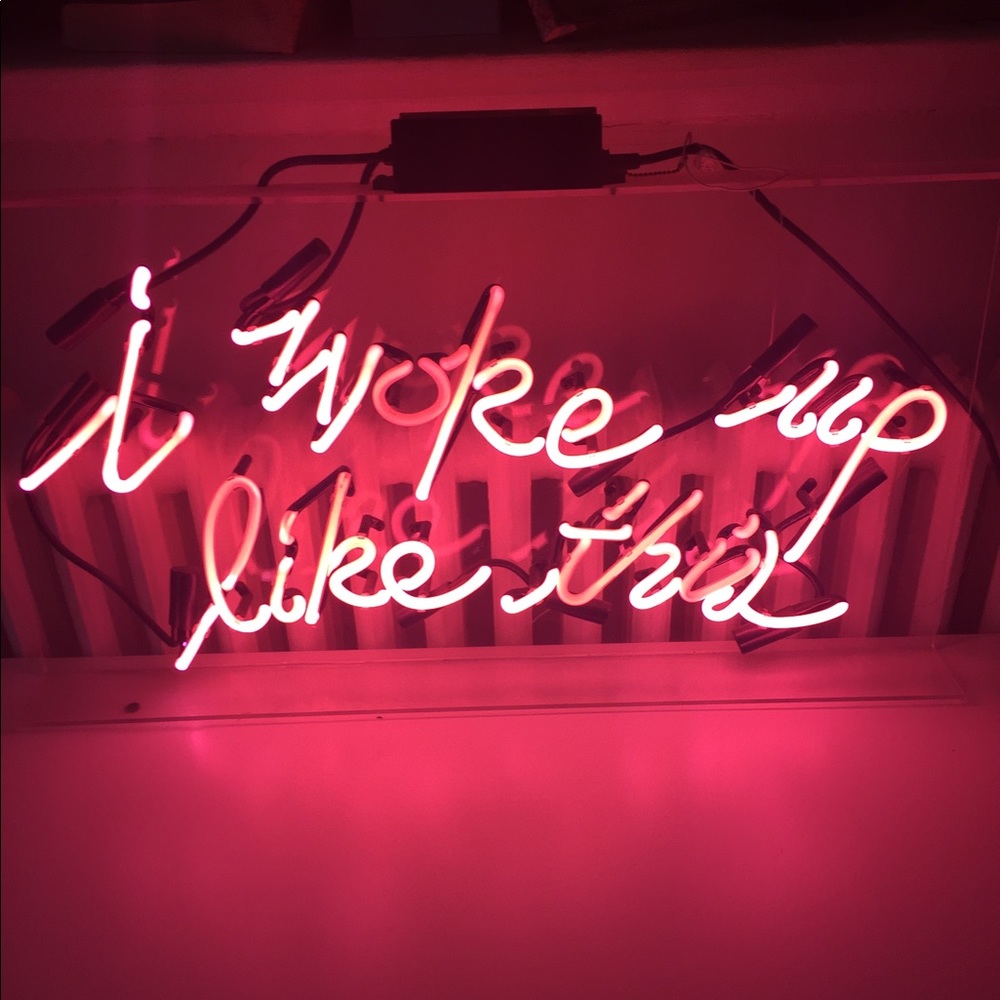 Neon sign